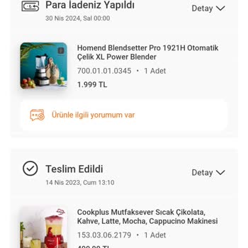 Karaca Home Ürünümü İstiyorum. Bana Para İadesi Yapıldı Muadilini İstiyorum Yok.