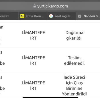 Yurtiçi Kargo 1 Haftadır Teslim Edilemeyen Ürün