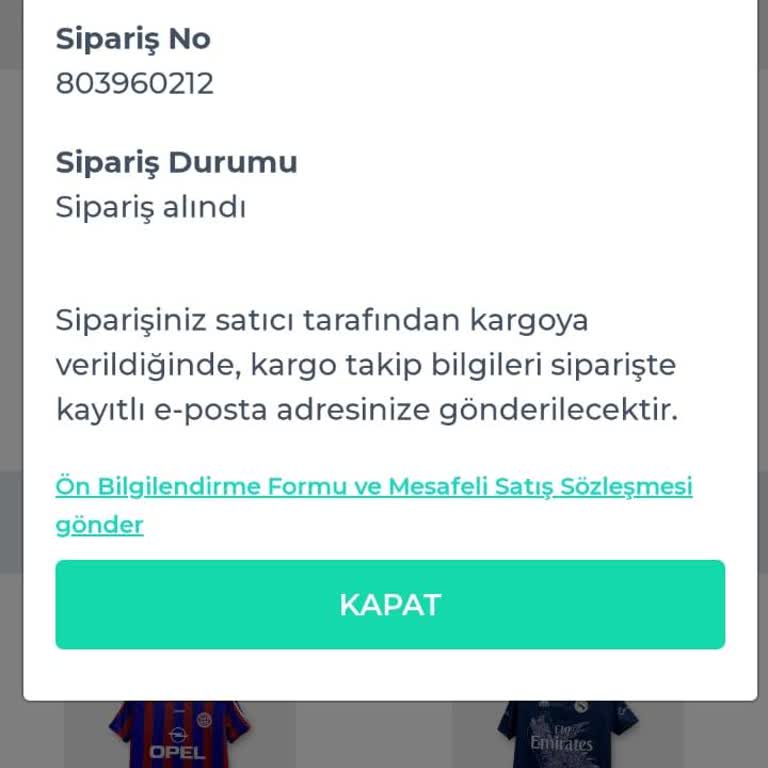 Shopier Forma Mağaza Sipariş İptali