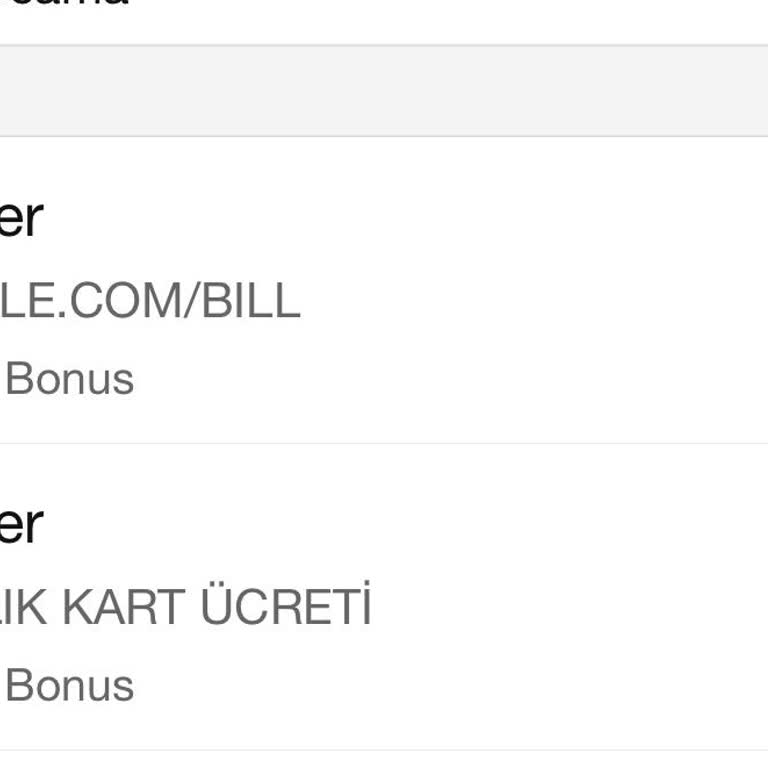 Garanti Bonus Yıllık Kart Ücreti Hakkında
