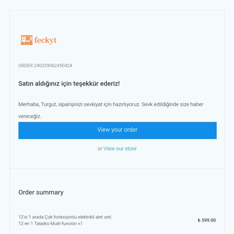 Dirmeh.com Siparişim Gelmedi Paramın İade Edilmesini İstiyorum