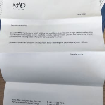 Mad Parfüm Mad Rouge 100 Ml Unisex Parfüm Kalıcılık Yok