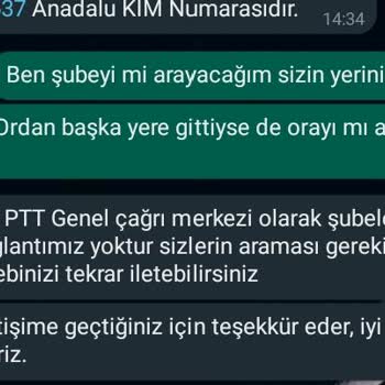 PTT Kargo Ürünü Getirmiyor Ve Çağrı Merkezi Telefonu Suratıma Kapattı