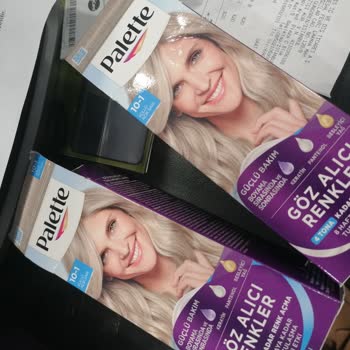 Palette Sarı Olan Saçlarım Mavi Oldu 10.1 Boyası Yüzünden