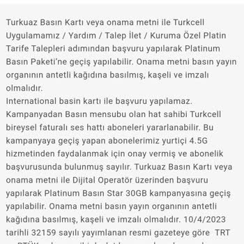Turkcell Basın Tarifesi Saçmalığı