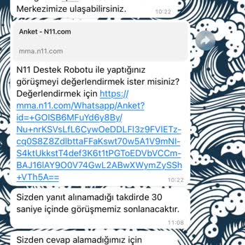 N11 WhatsApp Botu Tarafından Rahatsız Ediliyorum 😂