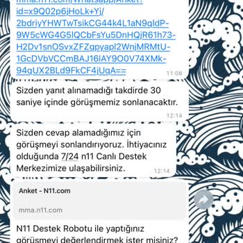 N11 WhatsApp Botu Tarafından Rahatsız Ediliyorum 😂