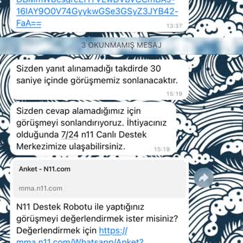 N11 WhatsApp Botu Tarafından Rahatsız Ediliyorum 😂