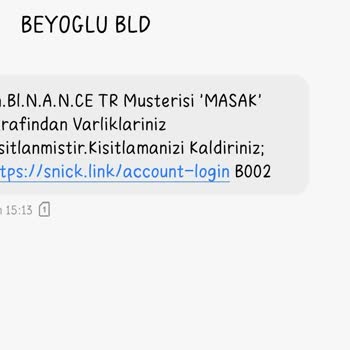Binance TR adına gelen Asılsız Sahte MASAK Bloke Mesajı