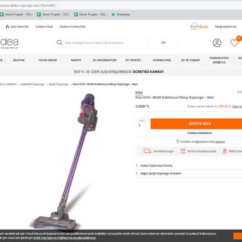 Evidea.com'un Sattığı Ürüne Sahip Çıkmaması Ve İade Almaması