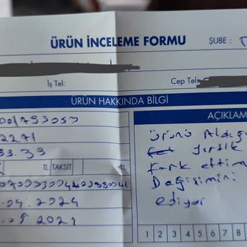 Faruk Ekin Ürün İnceleme Talebi