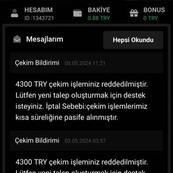 CasinoTesla Kazancımı Sildi