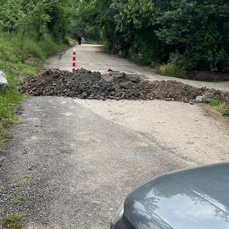 Aksa Gaz Yolu Kapattı Açmadı