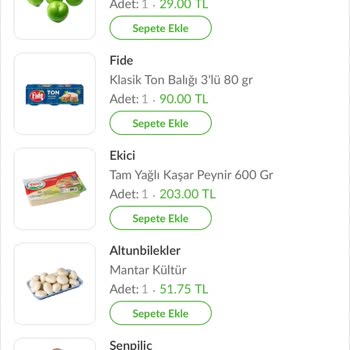 Altunbilekler Çankaya Cevizlidere Şubesi, Online Ve Market Fiyat Farkı