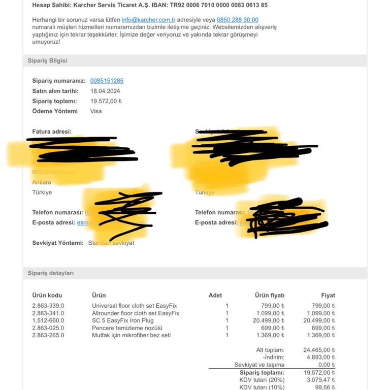 Https://www.kaercher.com/tr/ Den Aldığım Ürünlerim Teslim Edilmedi.
