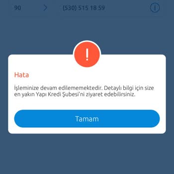 Yapı Kredi Mobil Bankacılık Fatura İptali