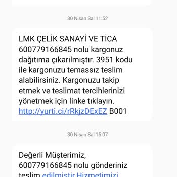 Yurtiçi Kargo Yurtiçi Petek Şube Kişilere Teslimat Başka Telefon Numarası Kullanımı