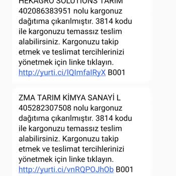 Yurtiçi Kargo Yurtiçi Petek Şube Kişilere Teslimat Başka Telefon Numarası Kullanımı