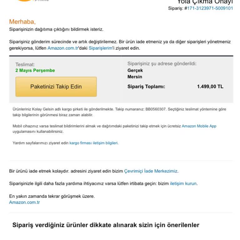 Amazon Kargoya Verilmediği Halde Verilmiş Gibi Gösterme