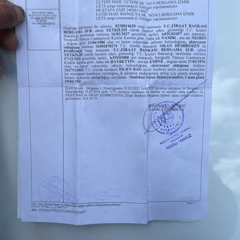 Ziraat Bankası Bergama Şubesi Yasal Olmayan İcra Takibi Açmaktadır