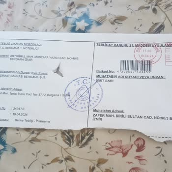 Ziraat Bankası Bergama Şubesi Yasal Olmayan İcra Takibi Açmaktadır