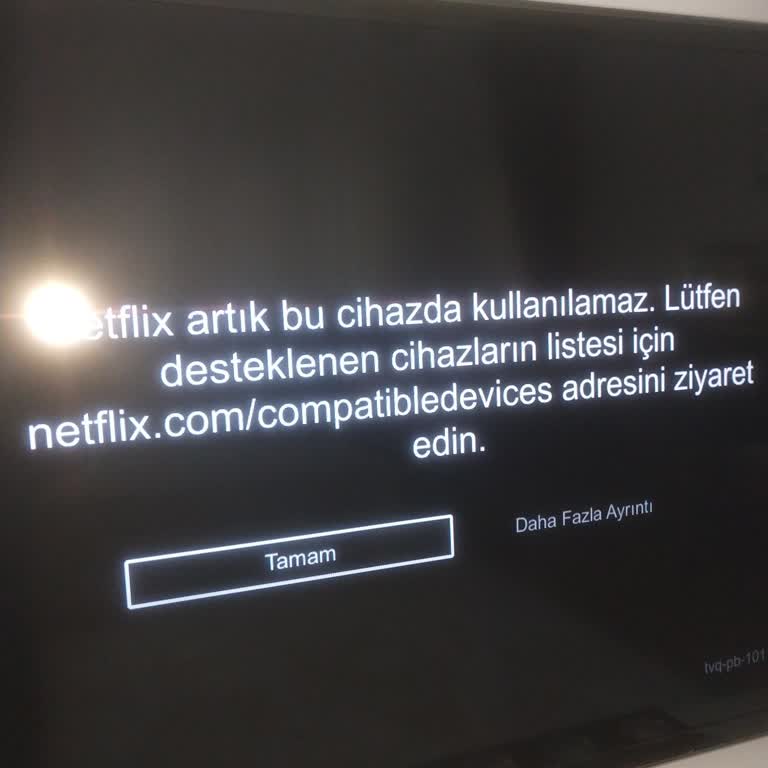 Samsung Akıllı TV'de Netflix Desteği Sorunu Ve Güncelleme Engeli