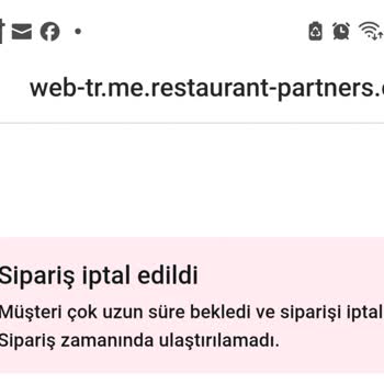 Yemek Sepeti Kurye Dayatması
