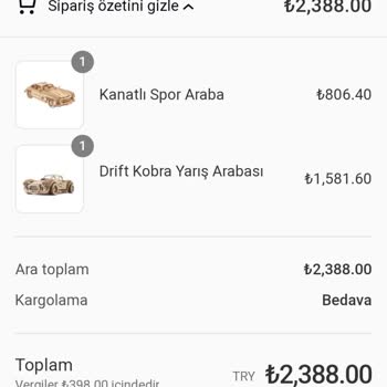 Ugears Türkiye Ürünün Gelmemesi Ve Hiçbir Şekilde Firmaya Ulaşamama