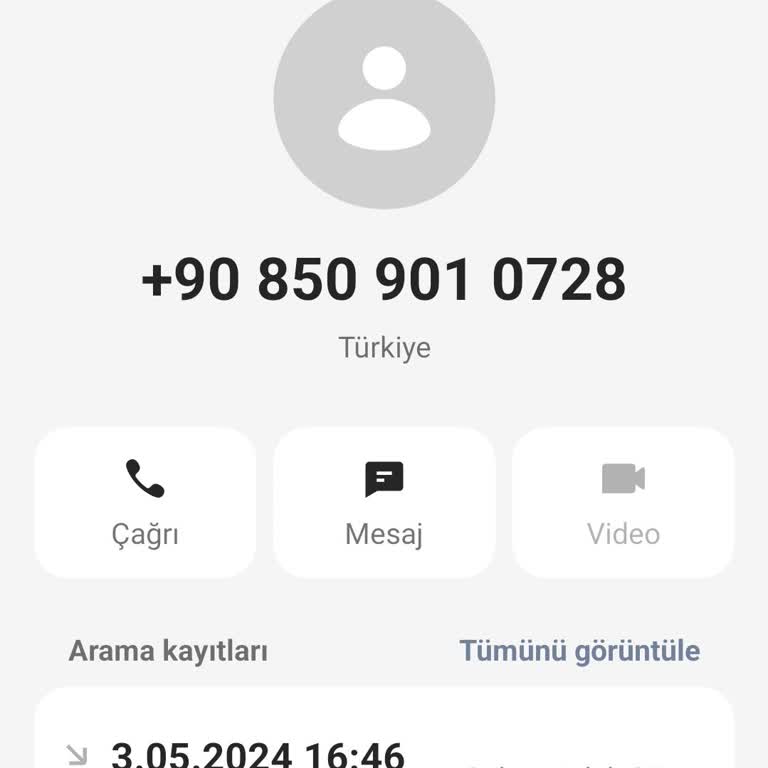 0850 901 07 48 0850 901 0728 Numara Şikayet Var