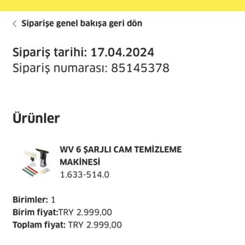 Karcher Ürün Teslimatı Problemi