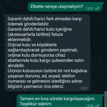 Samsung Servis Hizmeti Vermiyor, Bir De Kargo Parası Talep Ediyorlar!
