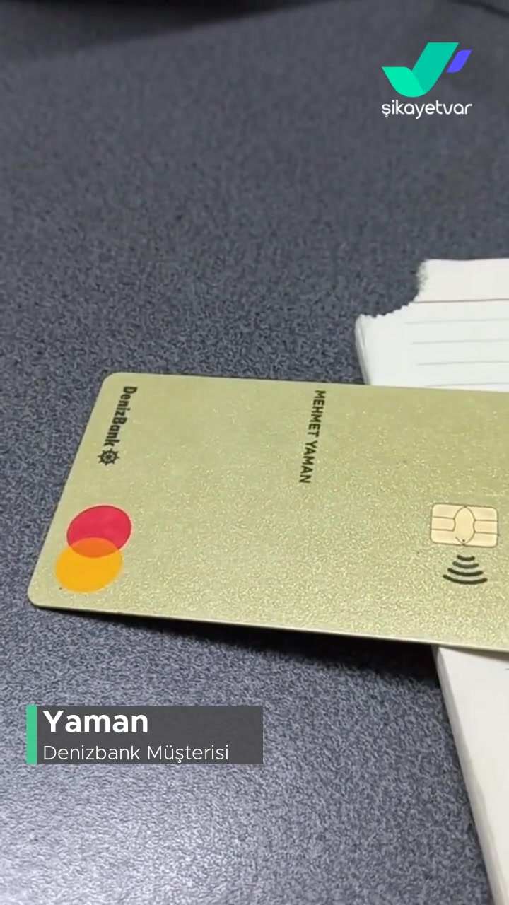 Denizbank Müşteri Hizmetleri Telefona Bakmıyor! videonun kapak resmi