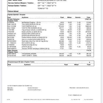 Volkswagen Altur Oto Yetkili Servis Pişmanlığı