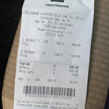Deichmann Dan Aldığım FILA Marka Ayakkabı