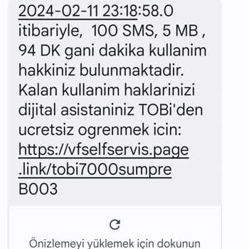 Vodafone Net Kullanılmayan Dakikaların Haksız Şekilde Tüketildiği İddiası