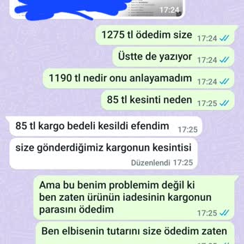 Aminehüma İade İşleminde Kesintiye Uğrayan Müşteri Tepkisi