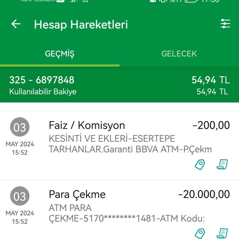 Garanti Bankası Para Çekerken Komisyon Alıyor