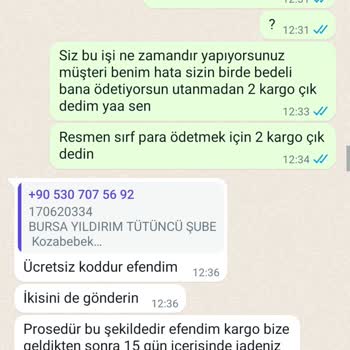 Koza Bebek Şikayet Yanlış Bilgi Vererek Ürün Gönderip Başından Atıyor.