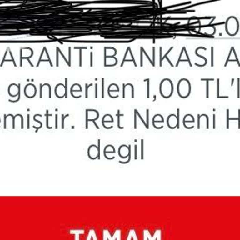 Garanti BBVA Garanti Kredi Kartı Başvurusunda 1 TL Sorunu