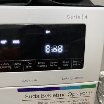 Bosch Çamaşır Makinem De Verdiği İşaretler