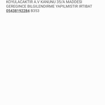 ENASDNS (SMS) Mağduriyetimin Giderilmesini Talep Ediyorum