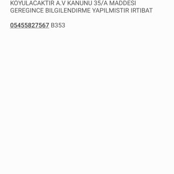 ENASDNS (SMS) Mağduriyetimin Giderilmesini Talep Ediyorum