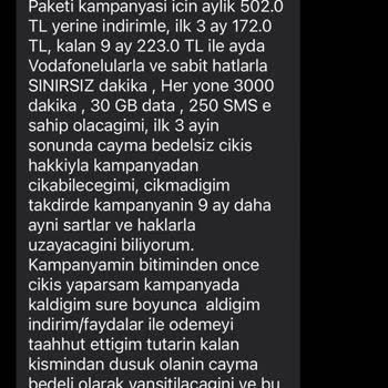 Vodafone İletişim/ Müşteri Odaklı OLAMAMAK/müşteri İsteklerine Cevap Vermemek