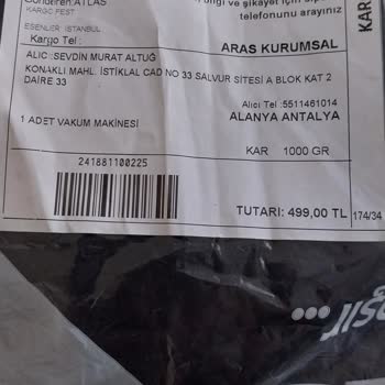 Fest Danışmanlık ve Depolama Kalite Sorunu Var