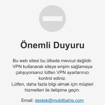 Mobilbahis Siteye Giriş Yapamıyorum Engellendim?