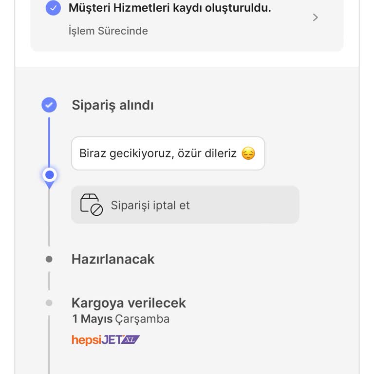 Hepsiburada Termin Sürelerine Uymuyor. Stokta Olmayan Ürün Satışı