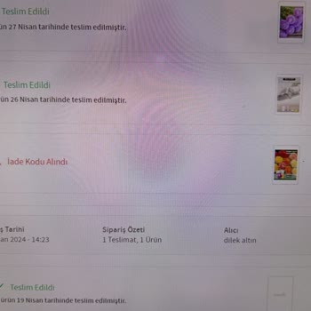 Trendyol Patika Botanik Çiçek Tohumu Siparişi Verdim Hala Gelmedi.