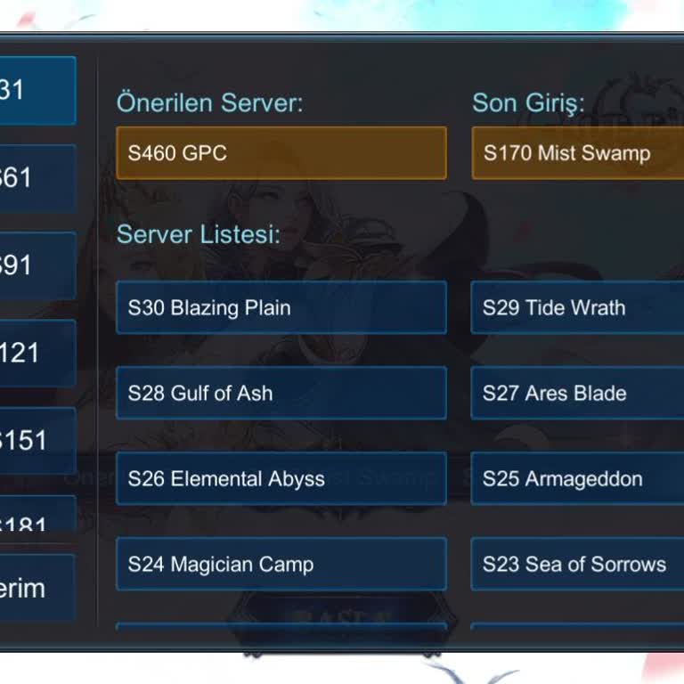 Goddes Primal Chaos Karakterimin Hangi Serverda Olduğunu Bulamıyorum