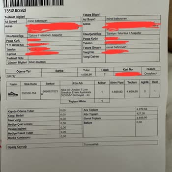 Lastik Pabuçtan Gönderilen Giyilmiş Ayakkabı!