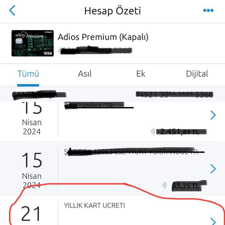 Yapı Kredi Kart Ücretimi Kartımı İptal Ettiğim Halde İade Etmiyor.